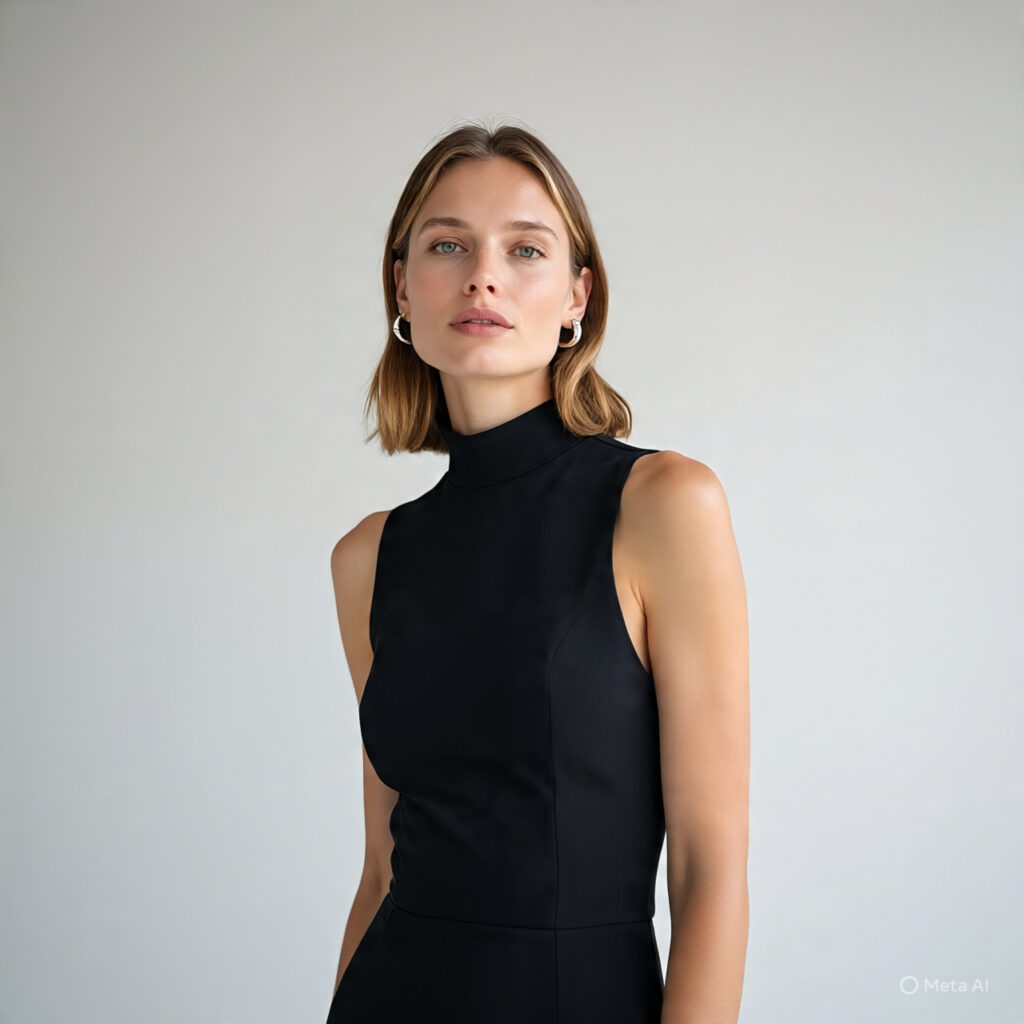 Minimalist neutral-toned outfit flat lay trending in the USA in 2025